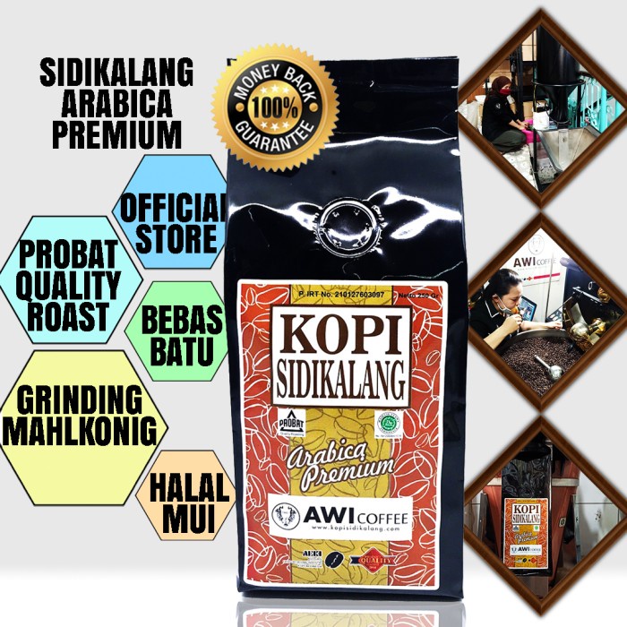 

Awi Coffee Sidikalang Arabica Premium 250GrBijiRoastedGrade 1Beans