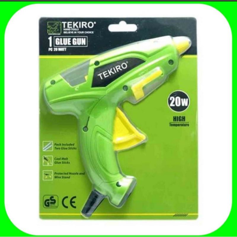 Glue Gun Alat Lem Tembak Bakar Pistol Lem 20 Watt TEKIRO