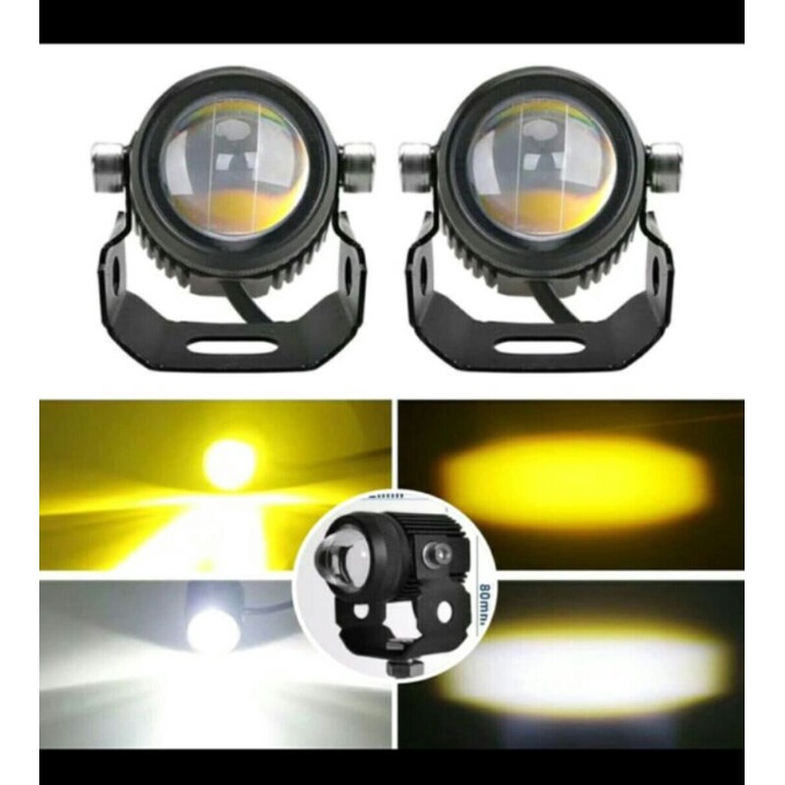 Lampu D2 Laser Mini Driving Led foglamp Driver kipas moto led Vinyx BullAes CR7 DUROMOTO