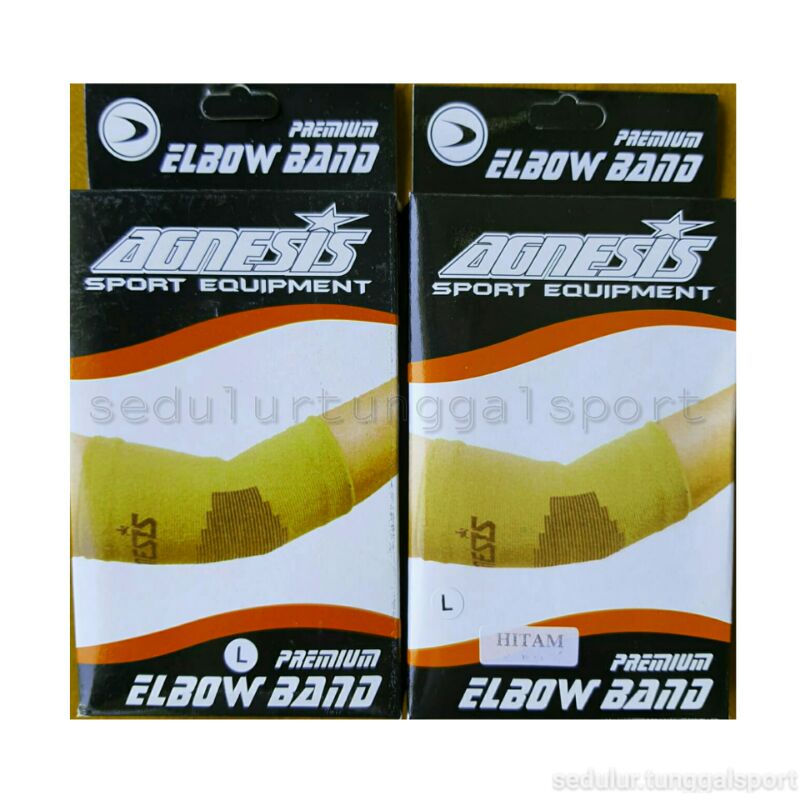 Deker Elbow Pendek Agnesis Original Deker Olahraga Pelindung Siku Tangan Deker Voli Badminton