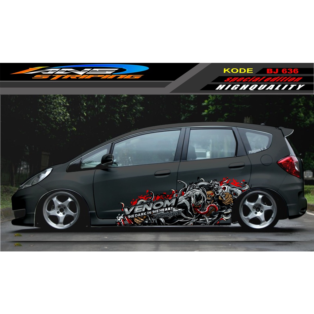 DECAL STICKER MOBIL JAZZ BRIO AVANZA SIGRA YARIS / STIKER VARIASI MOBIL / MODIF STICKER MOBIL 636