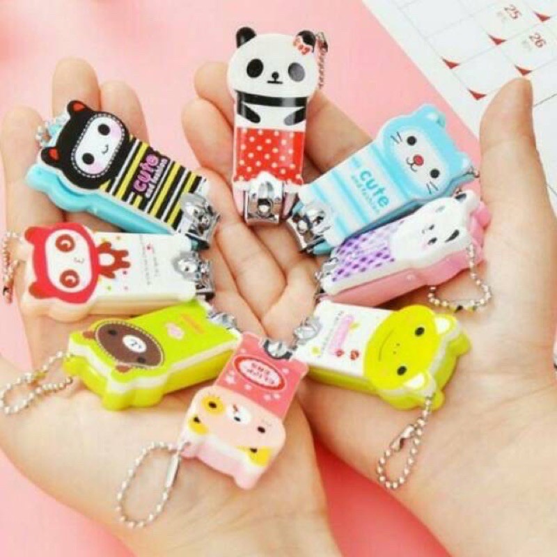 GUNTING KUKU KARAKTER Gunting Kuku Karakter Anak Nail Clipper Mini Hadiah Souvenir Lucu