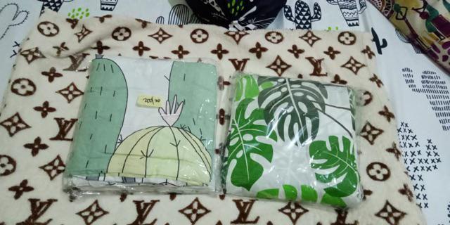 Sprei Motif Monstera Dll Katun Lokal Esra Uk King Queen & Single 180x200 160x200 120x200 100x200 Dll