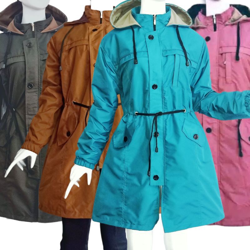 ANAPHA jaket parka muslimah parka syari syar'i syar i panjang jaket hijab hijabers,