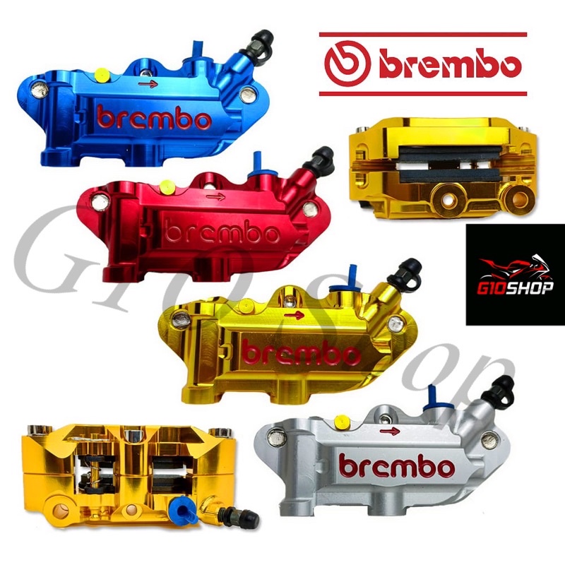 Pala Babi / Kaliper 4 Piston Brembo Monoblock Full CNC Univesal Semua Motor Honda Yamaha Nmax , Vari