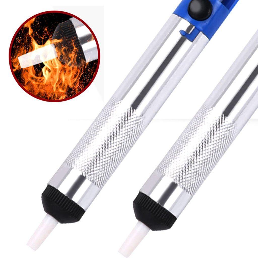 [Elegan] Alat Las 1pcs Springback Otomatis Penghilang Timah Hisap Kuat Manual Aluminium Alloy Soldering Sucker Pen