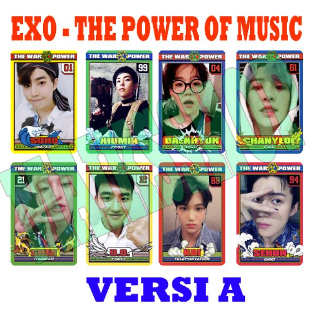 EXO The Power of Music Photocard Kpop