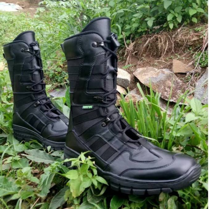 SEPATU PDL NINJA KULIT ASLI SEPATU PDL MERK MARCHAZ SEPATU PDL TNI POLRI SECURITY SATPAM SALPOL PP