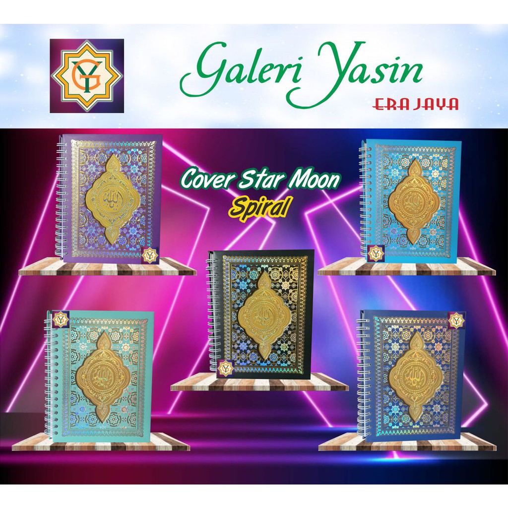 Buku Yasin Hard Cover Starmoon Spiral