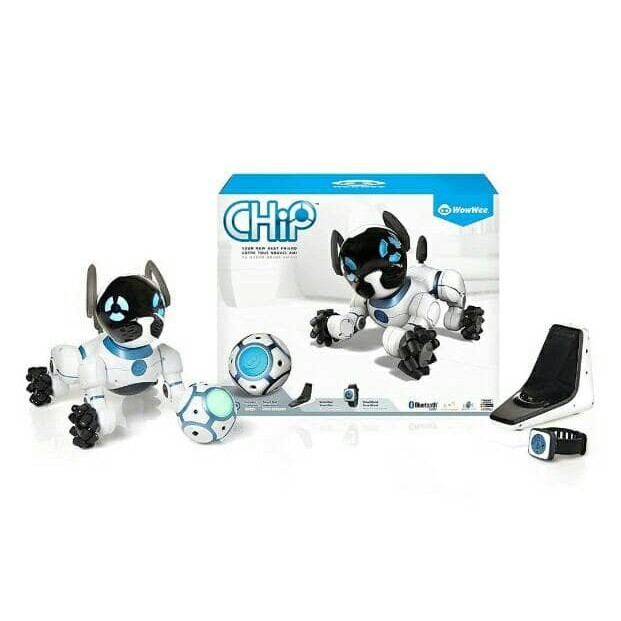 ROBOT... WOWWEE CHIP Robot Dog 0805  White
