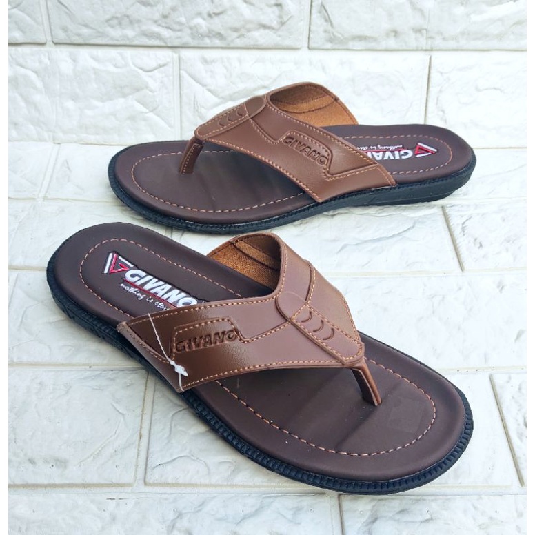 Sandal Pria Selop Japit Casual Santai Keren Trendy Hitam