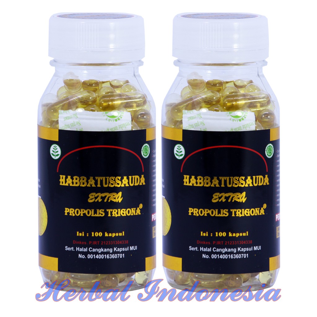 Habbatussauda Extra Propolis Trigona 100 Kapsul UMS | Habatussauda