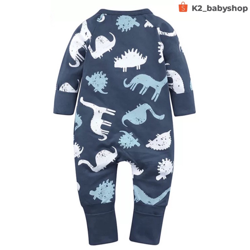 BABY K2 - BABY LONG ZIPPYSUIT MOTIF DINO KODE 00007