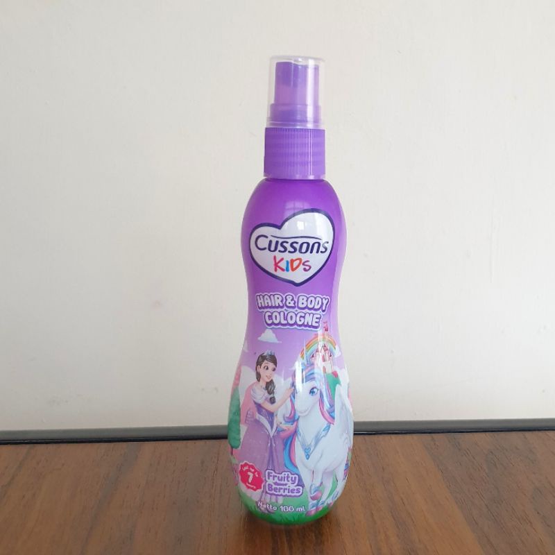 Cussons Kids Hair &amp; Body Cologne Naura Fruity Berries 100ml Pump NAURA COLOGNE | Minyak Wangi Anak Parfume Spray