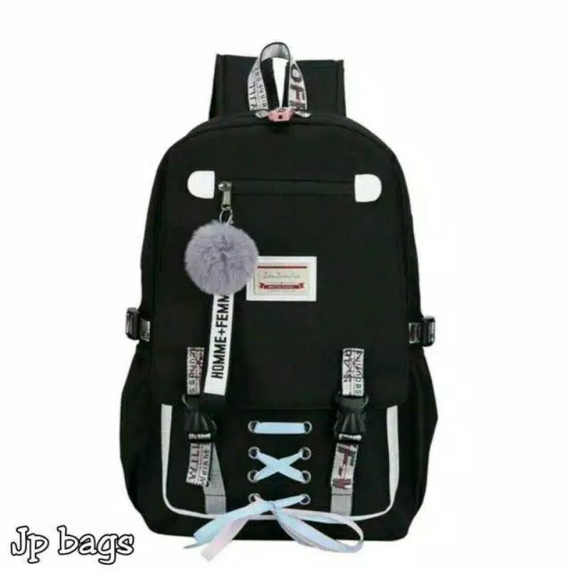 Ransel Wanita Tas Sekolah USB Untuk Anak Perempuan Sekolah SMP Dan SD Ransel Tas Buku Wanita 2021 Ka