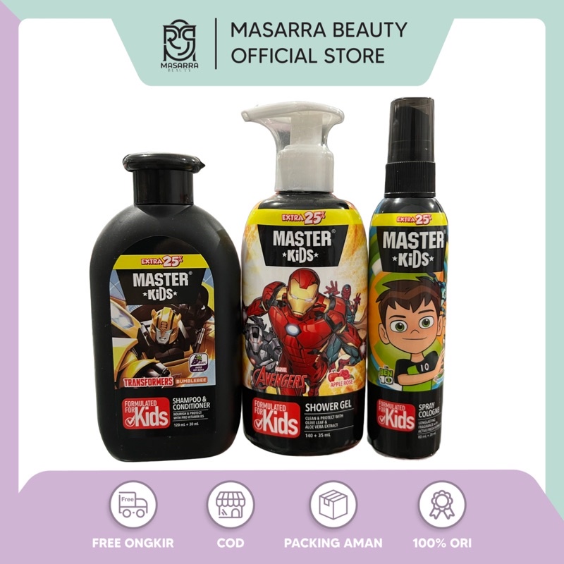 master kids shampo sabun parfum