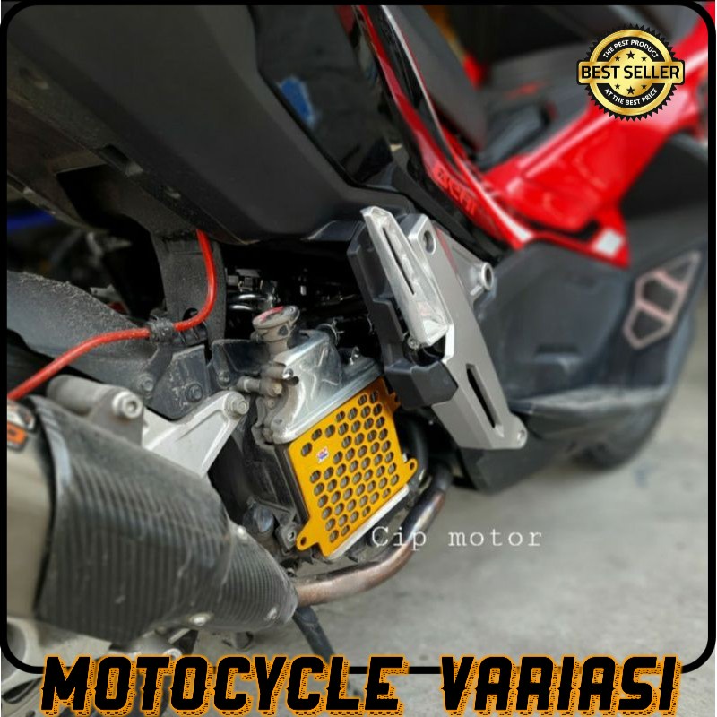 Cover radiator cnc honda adv pcx vario 150 model sarang hrc