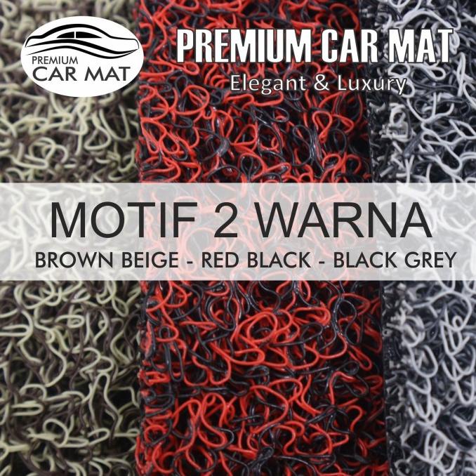 Karpet Lantai Mie / Karpet Mobil Motor Mie METERAN Motif 2 Warna