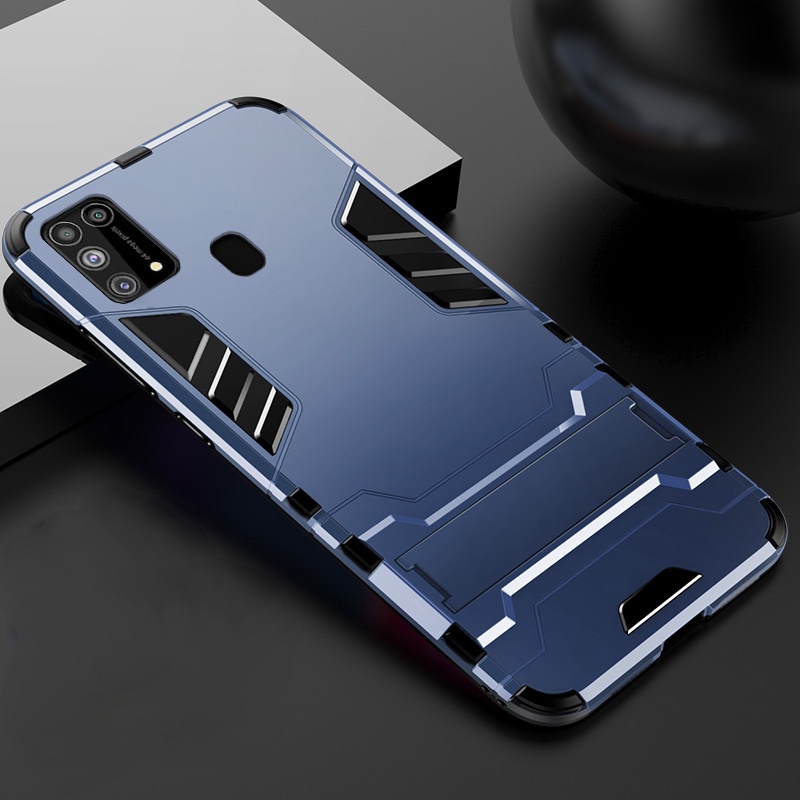 Casing Hard Case Armor Robot Bahan PC + Silikon Untuk Samsung Galaxy M31 / M31S / M31