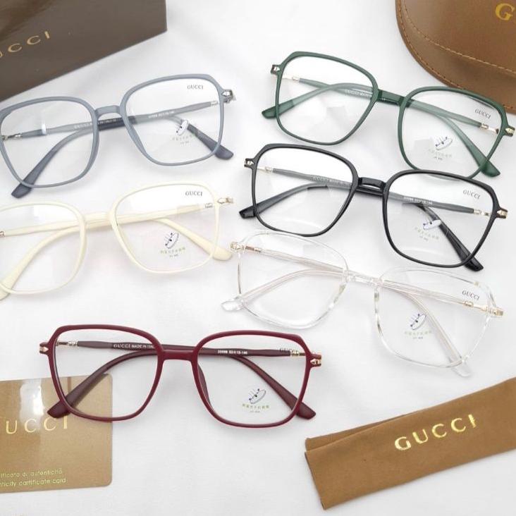 Siap Kirim.. Frame Kacamata Wanita Bisa Buat Minus Photocromic Kacamata Kotak Besar Kacamata Minus B