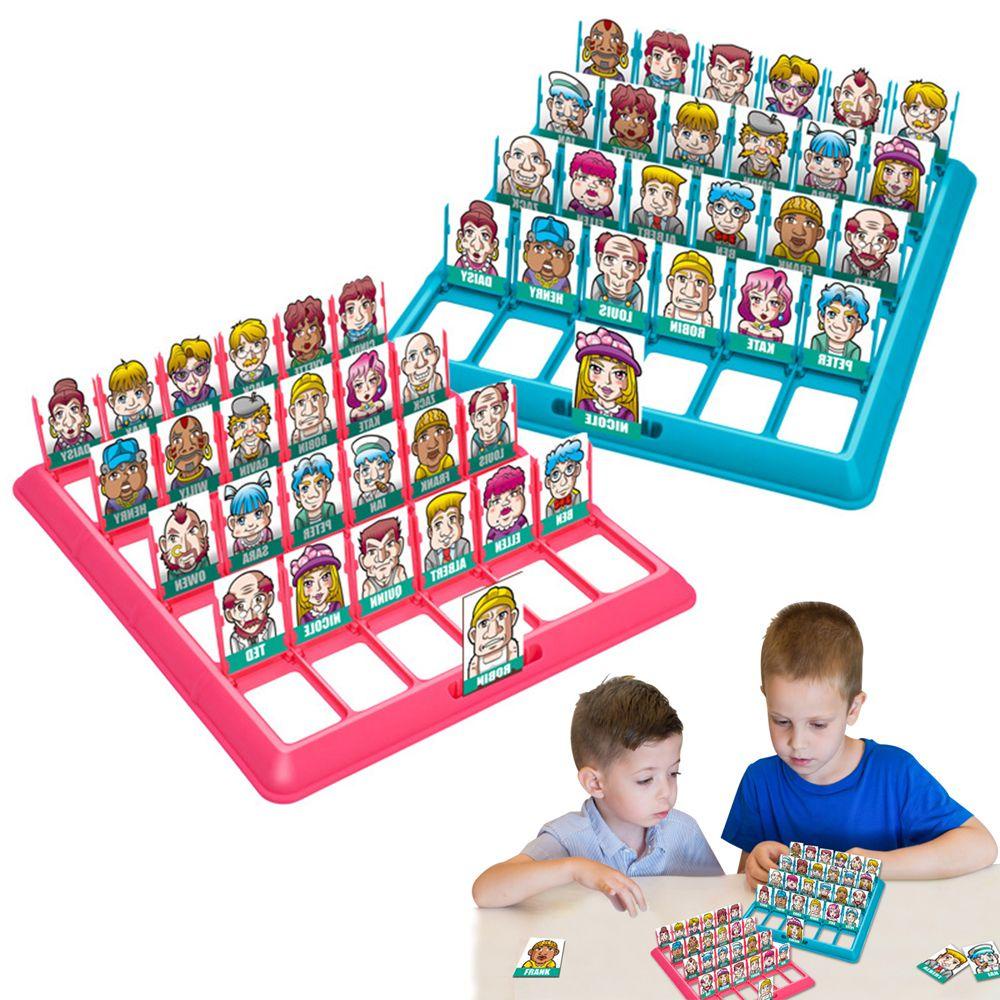 Mxbeauty Who Is It Board Game Anak Klasik Orang Tua-Anak Waktu Luang Interaktif Memori Catur Dan Kartu Training Puzzle Mainan