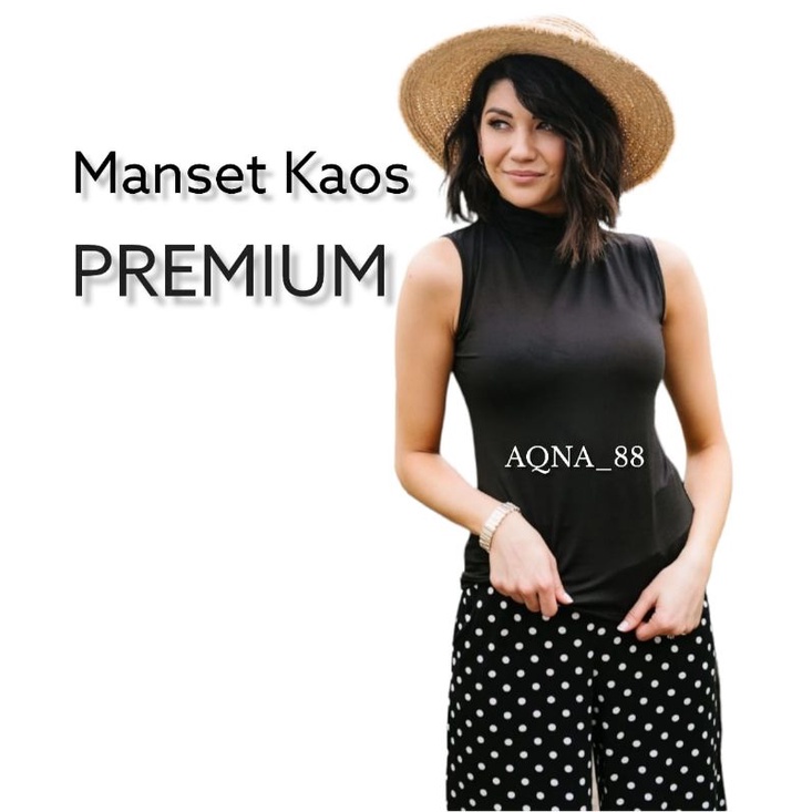 Kaos Tanpa Lengan Wanita | Iner Baju Tanpa Lengan | Manset Kutung