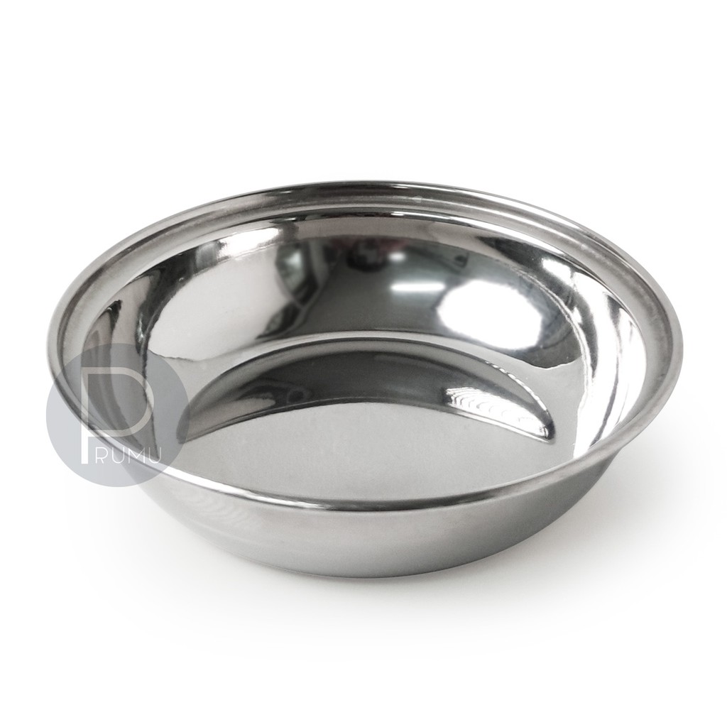 Mangkok Stainless Kecil 12 cm - Mangkok Saji - Mangkok Bulat - Mangkok Staninless Korea - Image Bowl