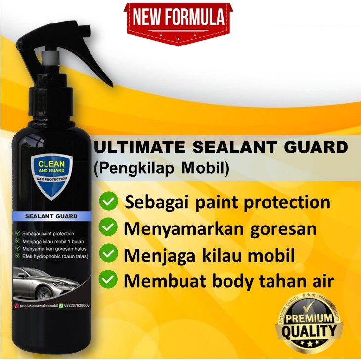 Cairan Silikon Wax Pengkilap Cat Body Mobil Motor Nano Ceramic yang Bagus Terbaik Efek Daun Talas