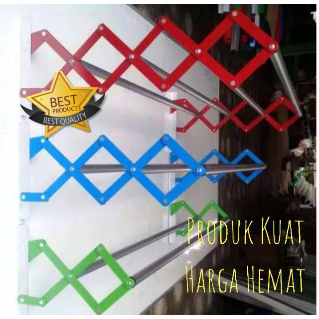 PROMO MURAH Jemuran Dinding Lipat 80cm