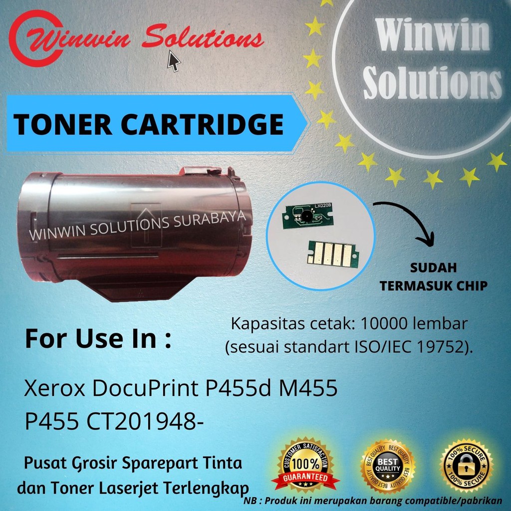 Toner Cartridge Compatible P455 / M455 CT201948- Xerox DocuPrint P455d M455