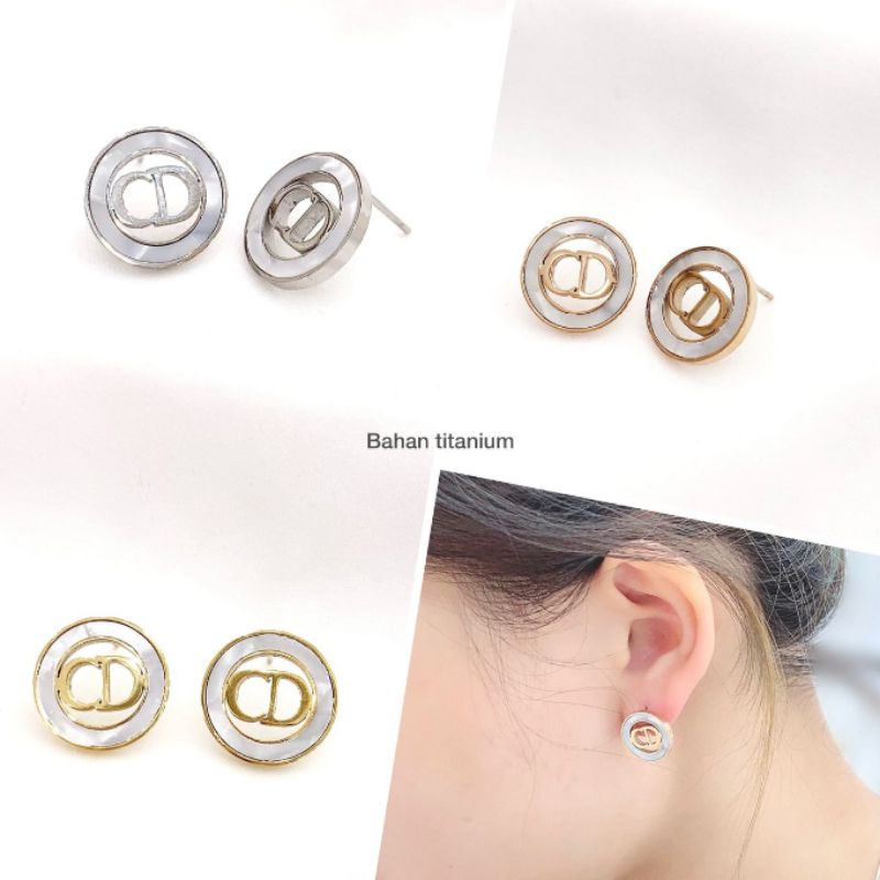 Anting Titanium asli Premium Quality Anti karat anti alergi  Stainless Steel Tidak karatan antt 042