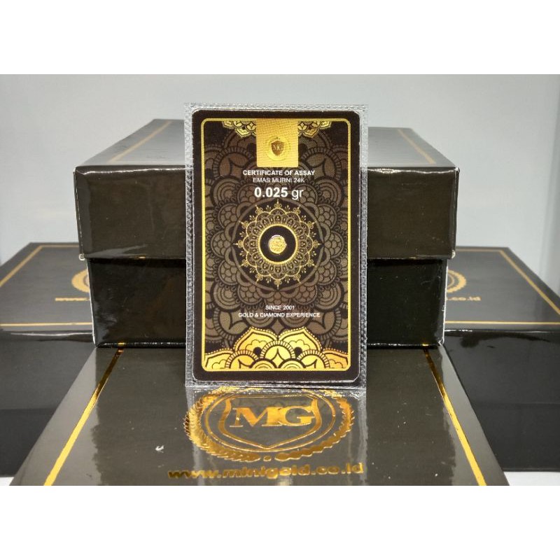 Minigold koin emas Fine gold emas mini 24 Karat 0,025