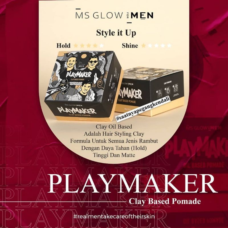 Pomade ms glow for men