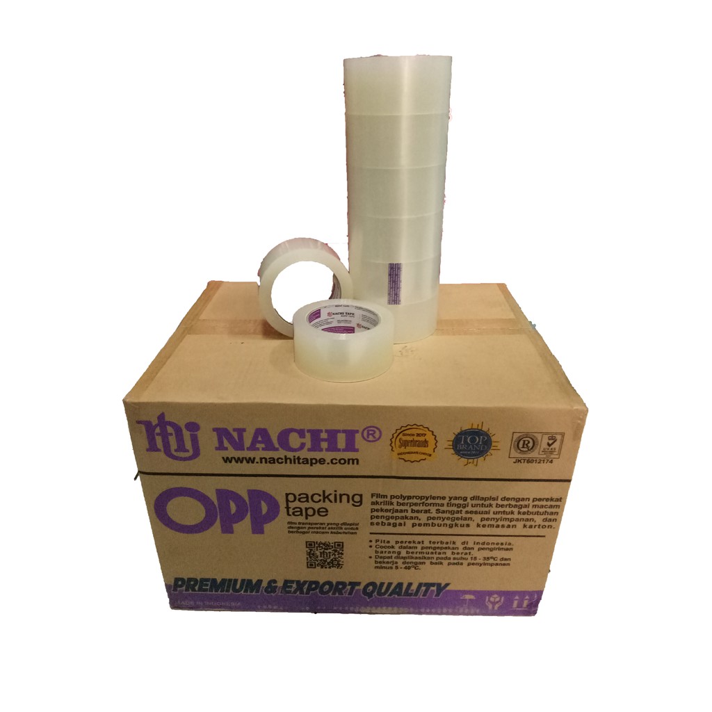 

Lakban Bening Nachi OPP Tape 2 inch 100 yard