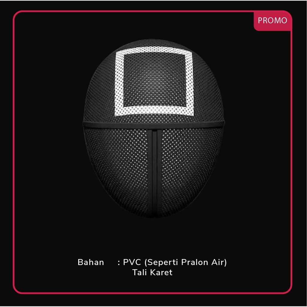 Topeng Squad Game Persegi mainan anak murah meriah