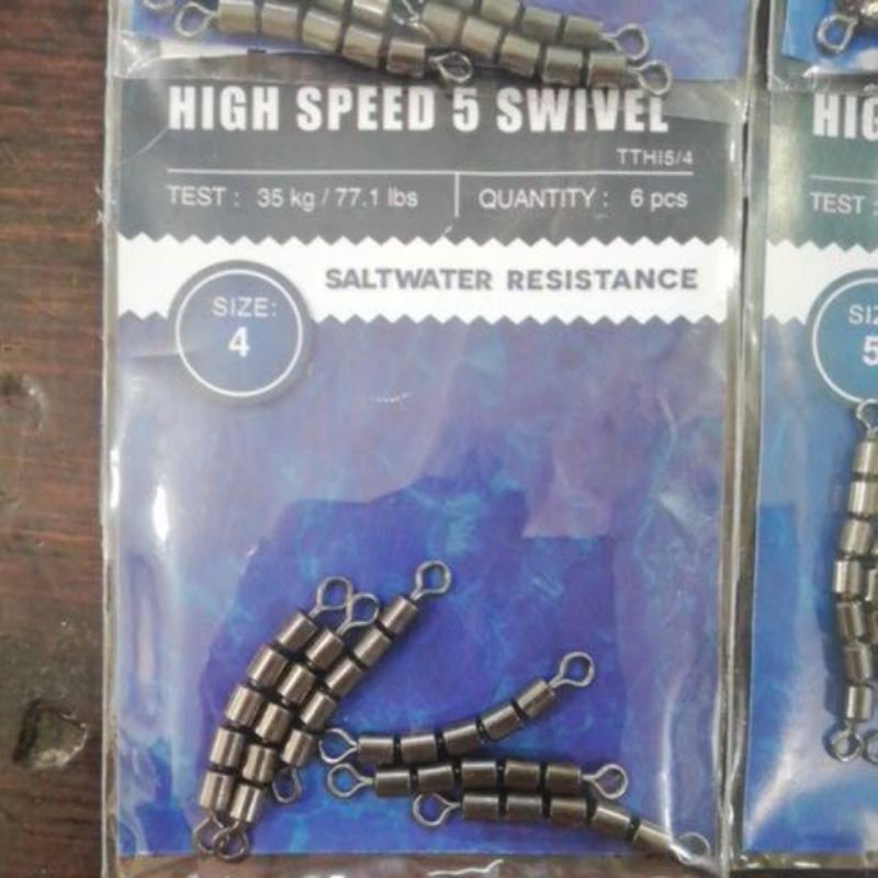 Kili kili pancing High speed saltwater swivel panjang