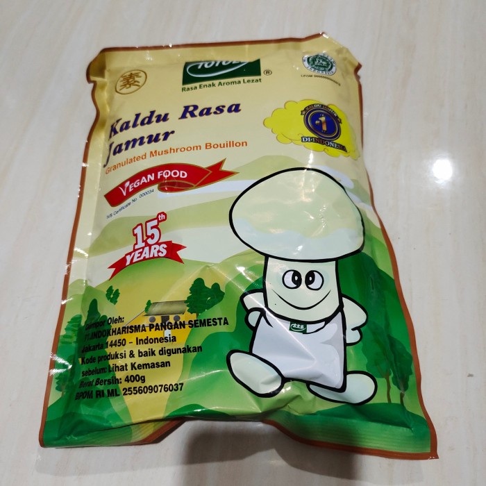 

Terlaris Totole Kaldu Rasa Jamur 400 gr (halal vegan food)