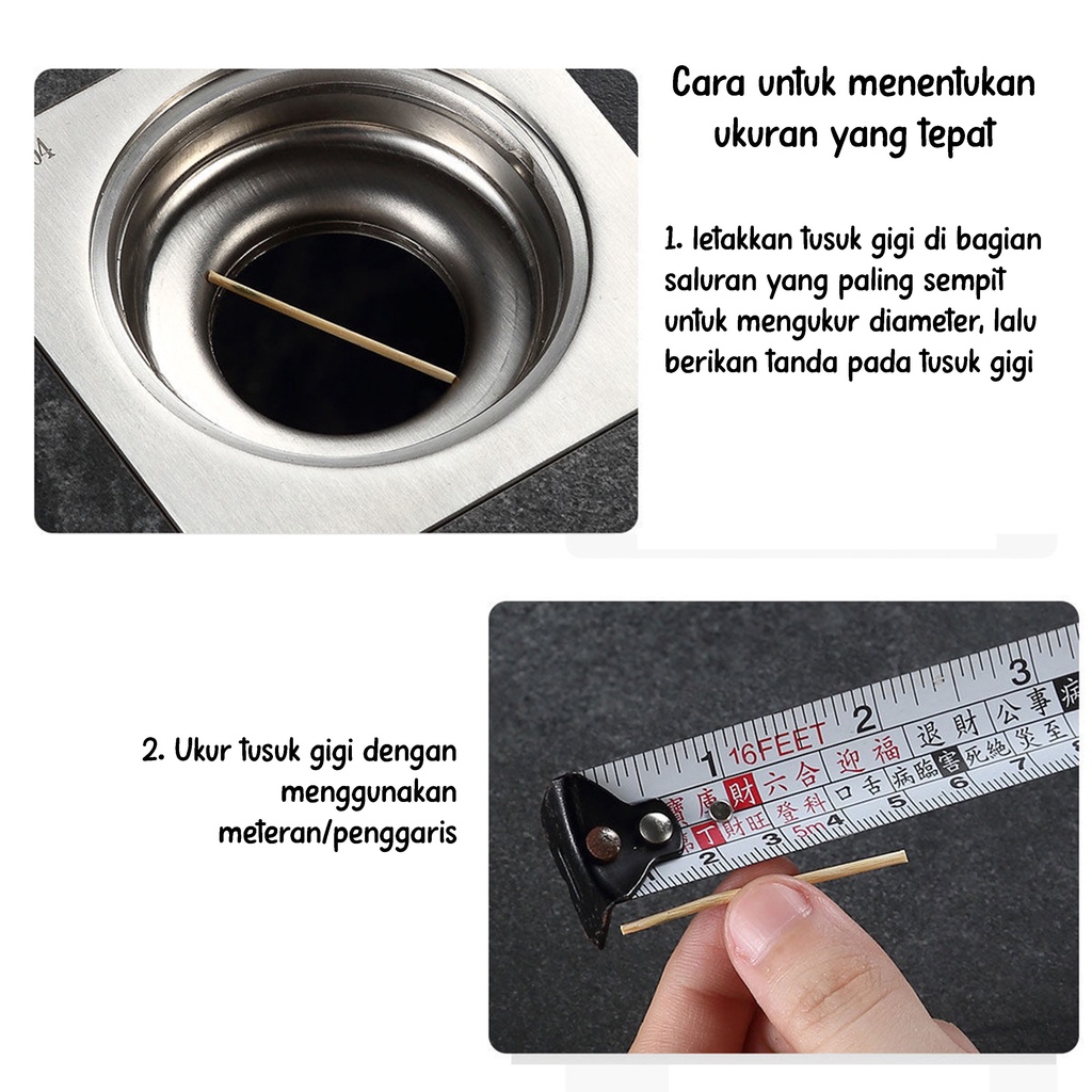 Penutup Lubang Saluran Air Kamar Mandi WC Wastafel Plug Silikon Seal Pembuangan Pipa Air Otomatis Anti Kecoa Tikus