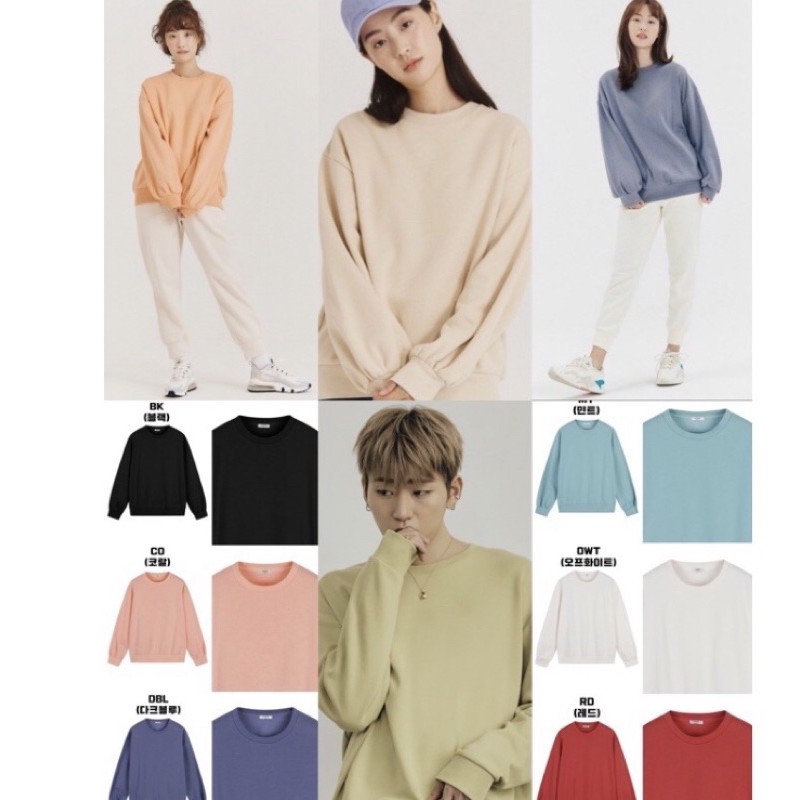 Polham Sweater Fleece Cotton Oversided