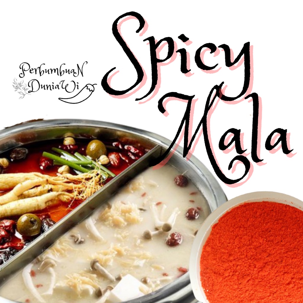 

Bumbu Perasa Mala Hotpot Bubuk Spicy Mala Seasoning Powder 100gr - Perbumbuan Duniawi