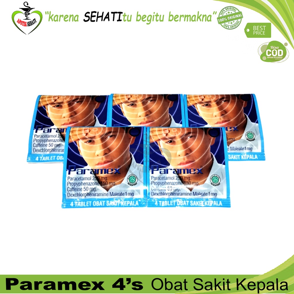 PROMO PARAMEX TABLET PER 3 STRIP / Obat Sakit Kepala