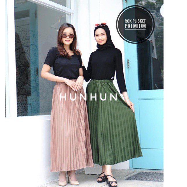 (PREMIUM) ROK PLISKET PREMIUM PUSATGROSIR_SOLO ROK WANITA PRISKET BAWAHAN MUSLIM FASHION BKK ROK PLISKET PREMIUM // HYGET SUPER