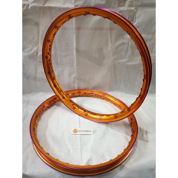 KERENNN Velg DFT Thailand Star 120 140 X 17 Gold Purple