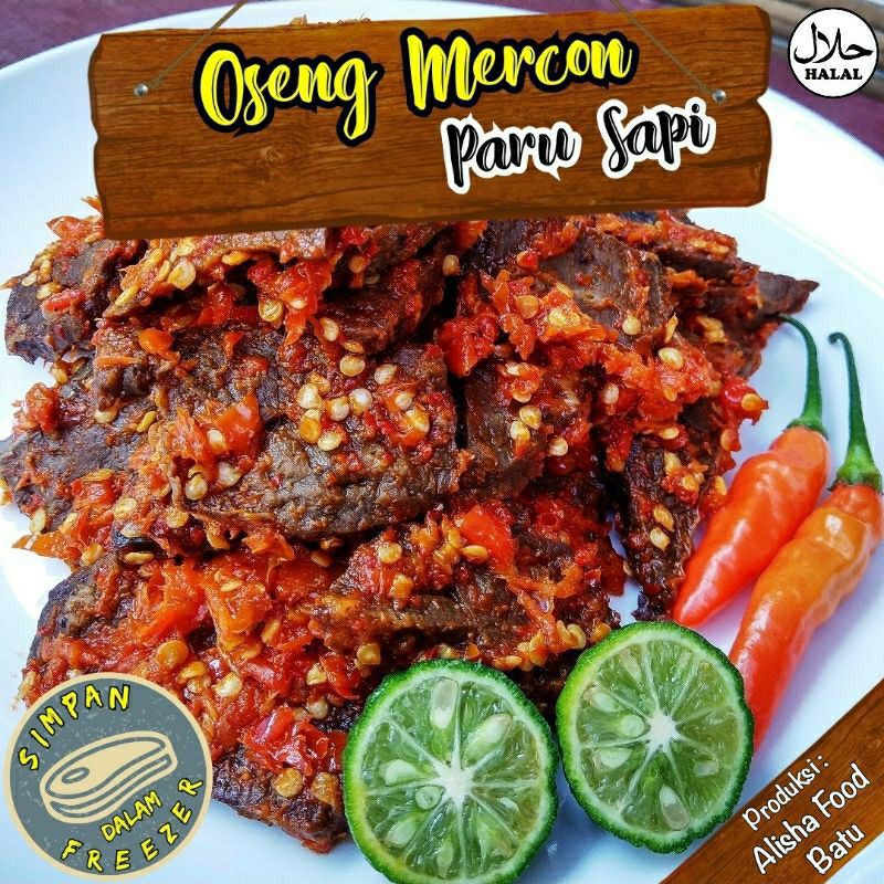 

(TERLARIS)Oseng paruh sapi SUPER PEDAS