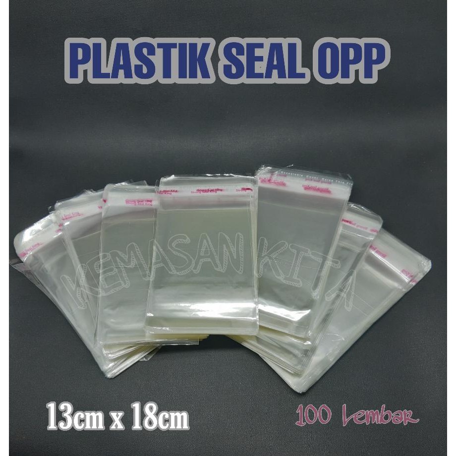 

Kantong Plastik Opp Seal Lem Perekat Kemasan Souvenir Kue 13x18 cm