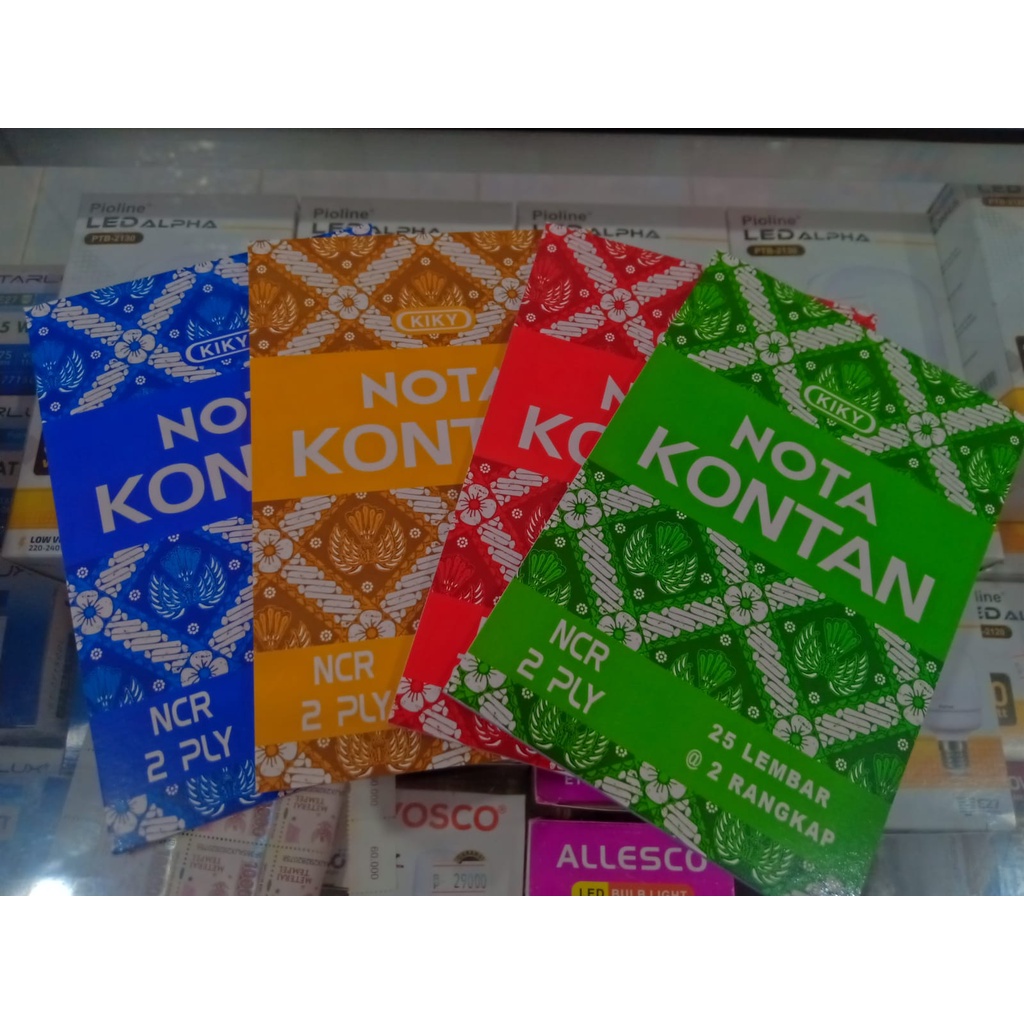 

Nota Kontan Kecil 2 Ply / Nota Kontan Kiky