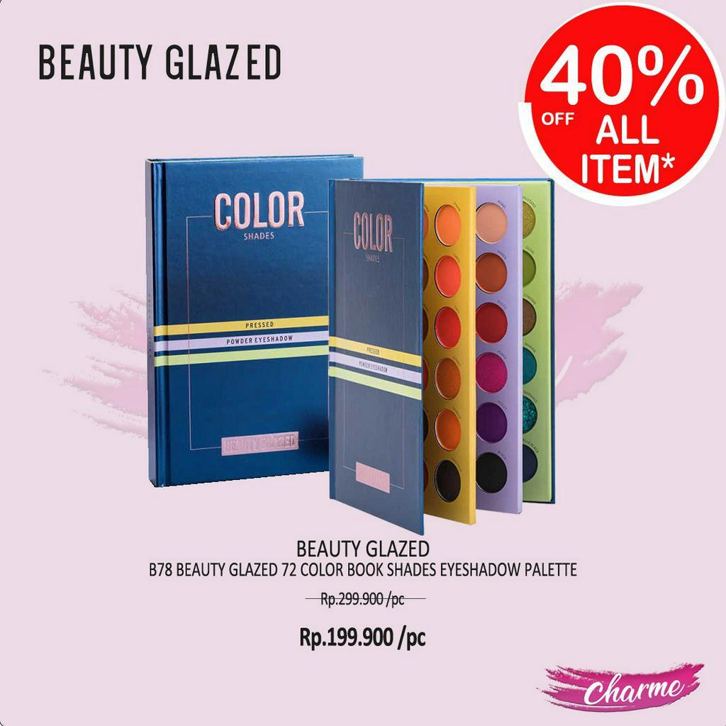 (READY &amp; ORI) Beauty Glazed 72 Color Shades Eyeshadow Palette B78 B 78