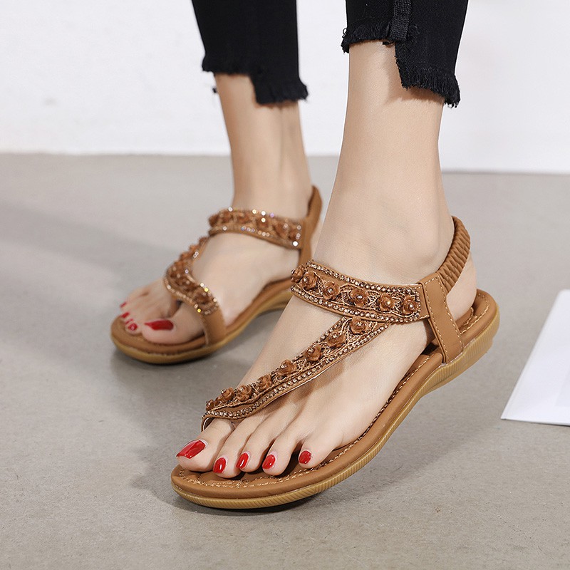 ELLORA EY420-02 Sandal Wanita Flat Import