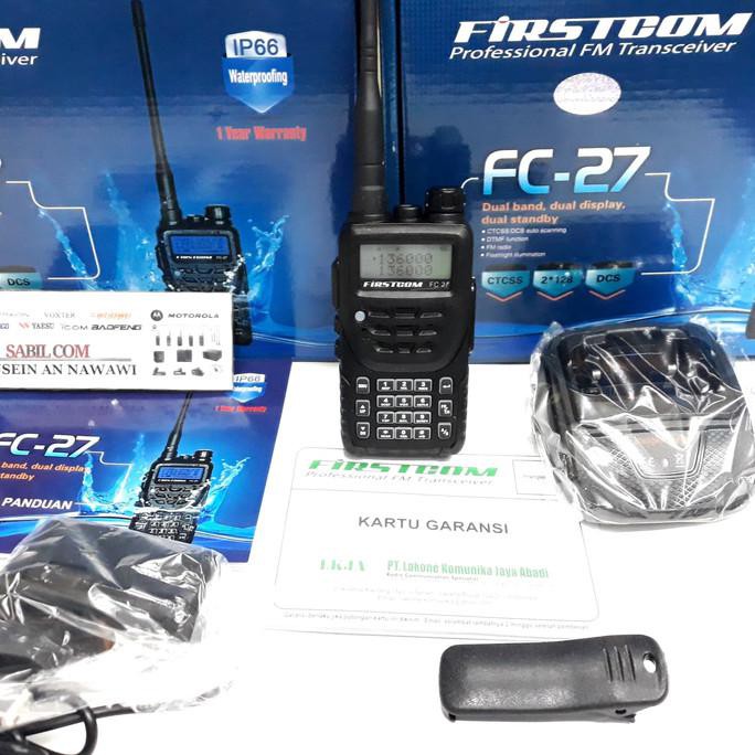 JUAL HT FIRSTCOM FC-27 ,HT WATERPROOF DUALBAND MURAH