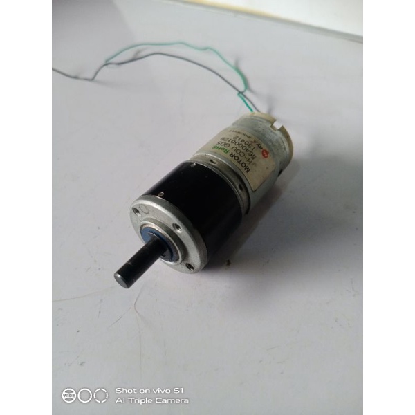 MOTOR GEARBOX DC- MOTOR RoHS H-CDU GD5 & H-CDU GD14.    12 VDC.    677RPM.  ada 2 model